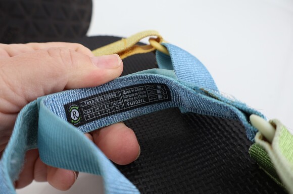 Teva Womens Midform Universal Sandal Size 6 Blue Green Yellow Strappy Ajustable - Picture 10 of 11